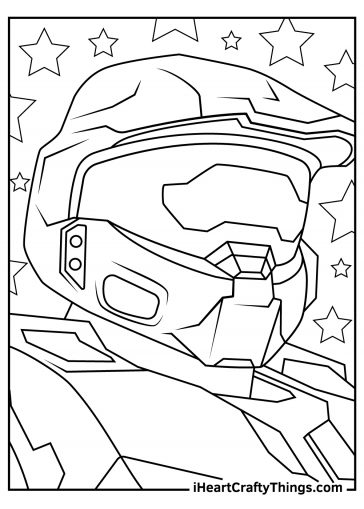 Halo Coloring Pages (100% Free Printables)