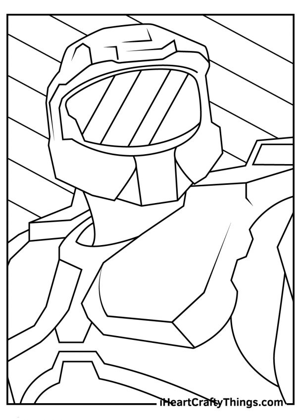 Halo Coloring Pages (100% Free Printables)