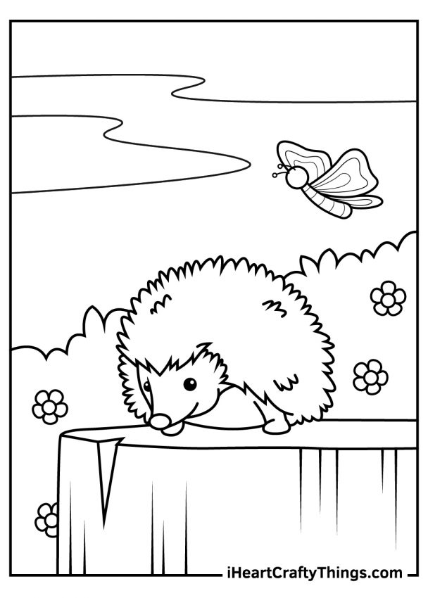 15 Hedgehog Coloring Pages (100% Free Printables)