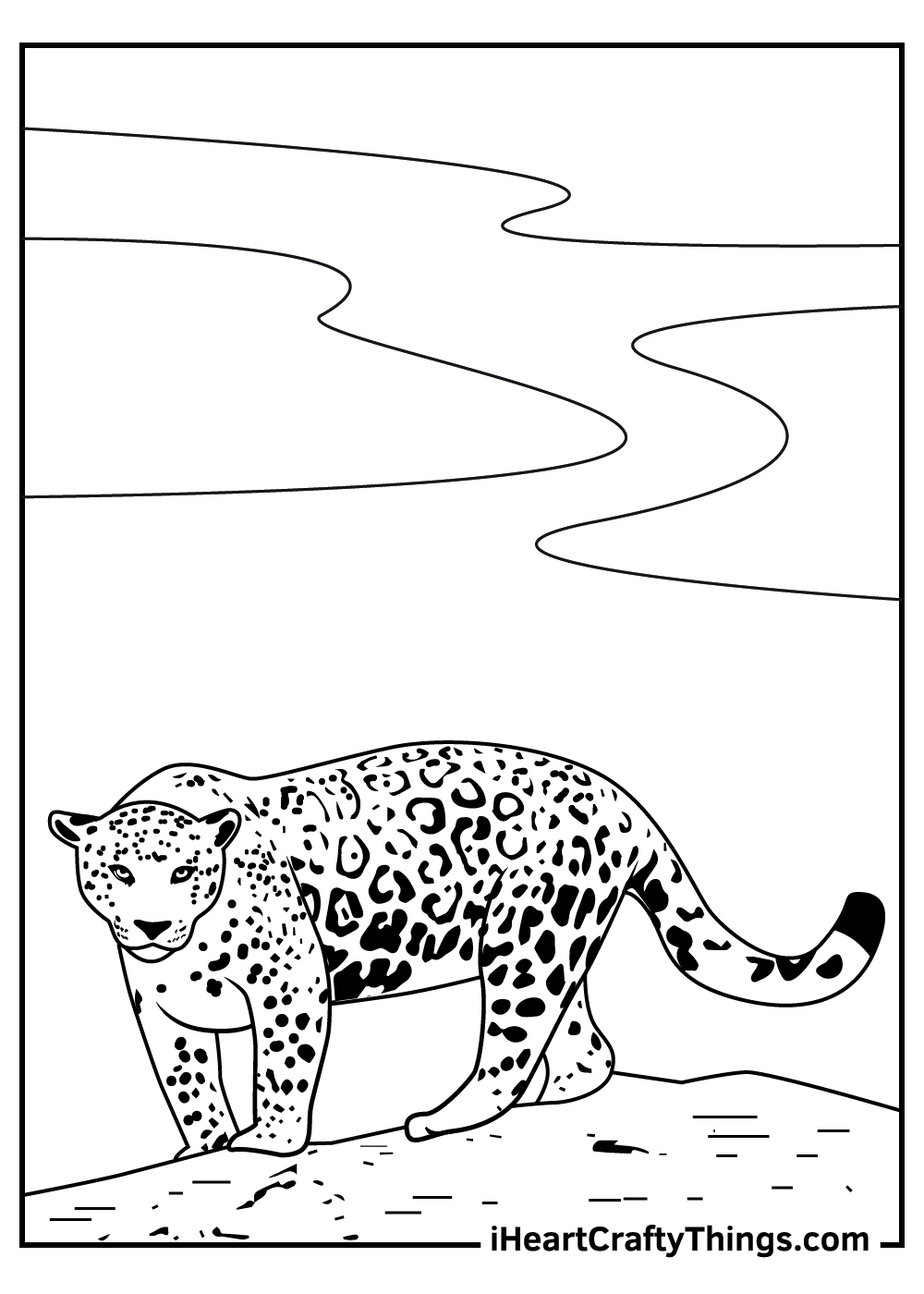 jaguar coloring page