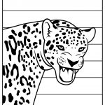 jaguar coloring image