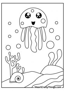 15 Jellyfish Coloring Pages (100% Free Printables)