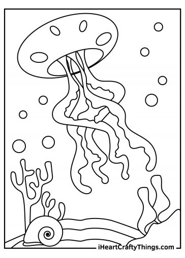 15 Jellyfish Coloring Pages (100% Free Printables)