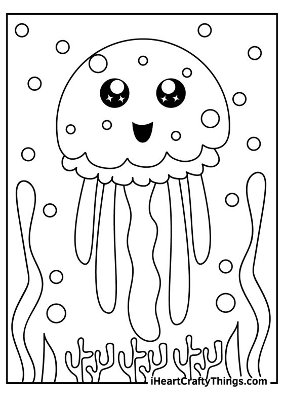 Jellyfish Coloring Pages (100% Free Printables)