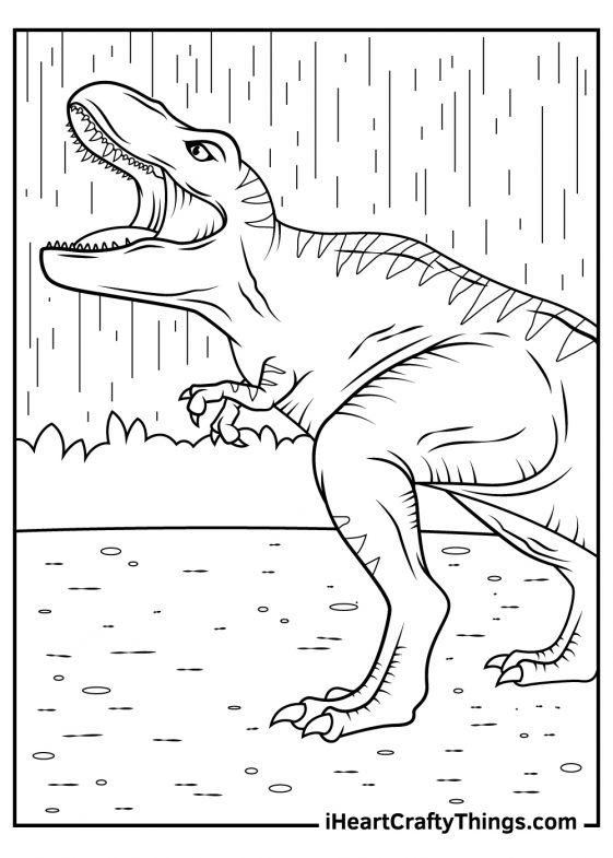 Jurassic Park Coloring Pages (100% Free Printables)