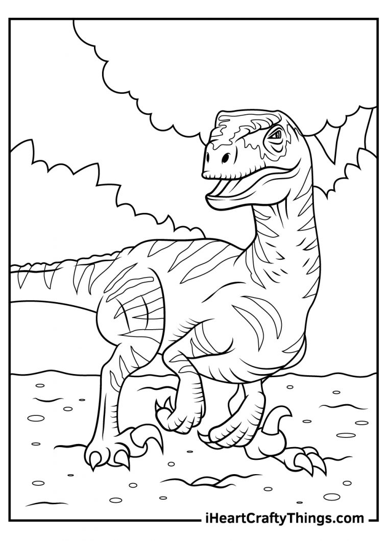 Jurassic Park Coloring Page Free Printable Coloring P - vrogue.co