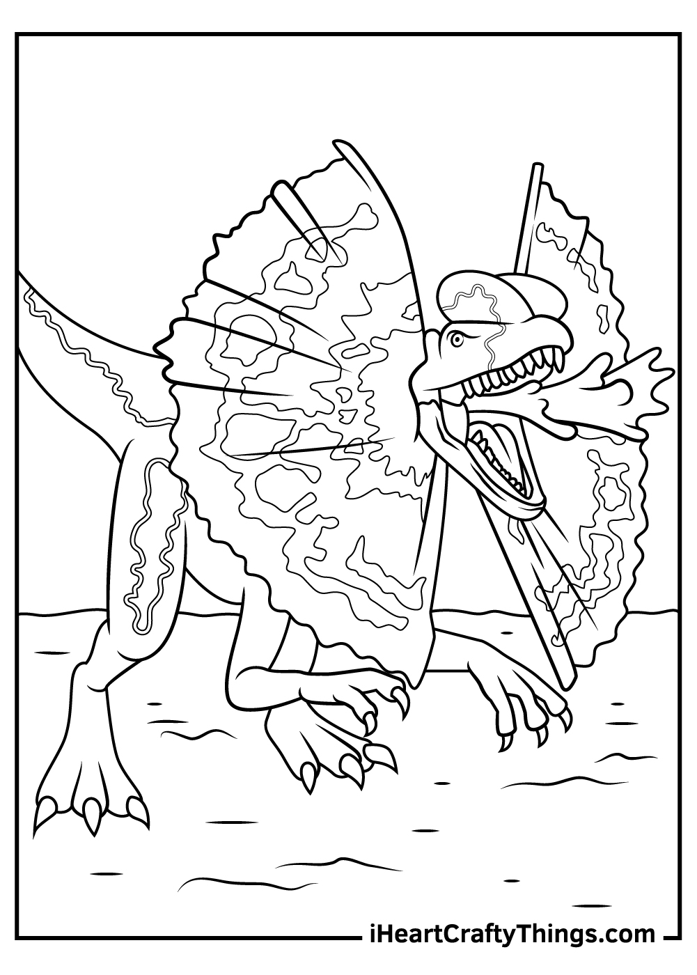 jurassic park coloring pages raptors