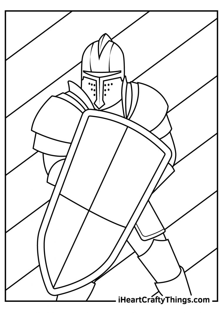 15 Knight Coloring Pages (100% Free Printables)