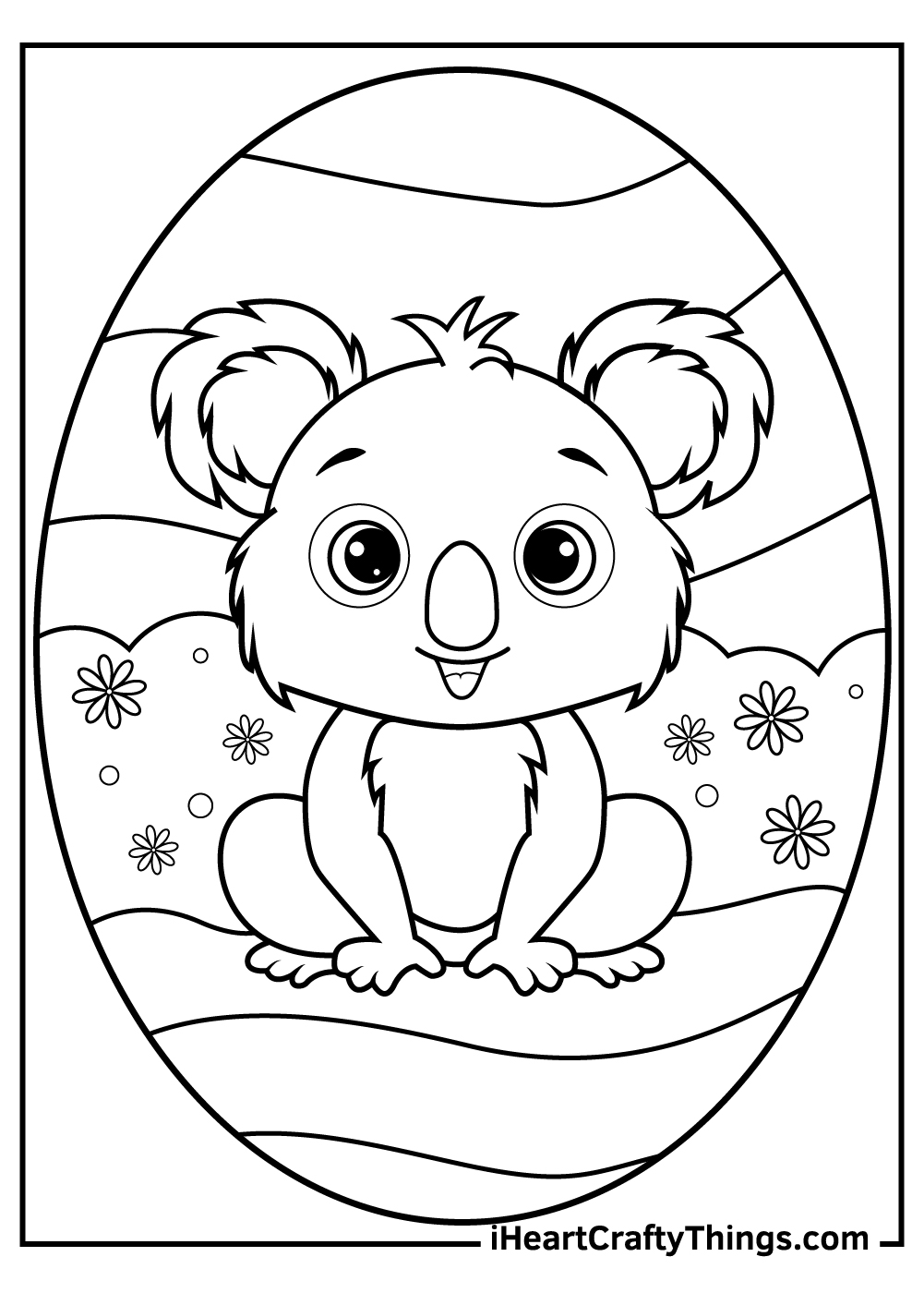 Koala Coloring Book for Boys and Girls: 30 Coloring Pages for Kids Ages 4-8 [Book]