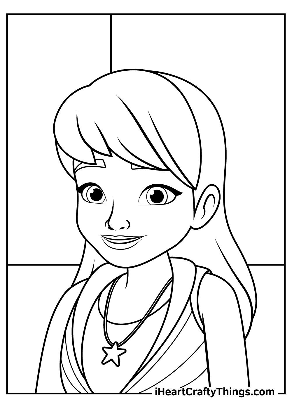 Coloring Pages Printable Girls Love Friends Set 0034