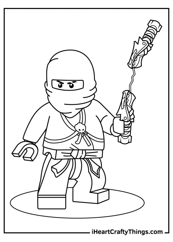 Coloring Pages Lego Ninjago Weapons Coloring Pages