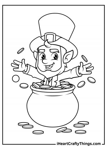 Leprechaun Coloring Pages (Updated 2024)