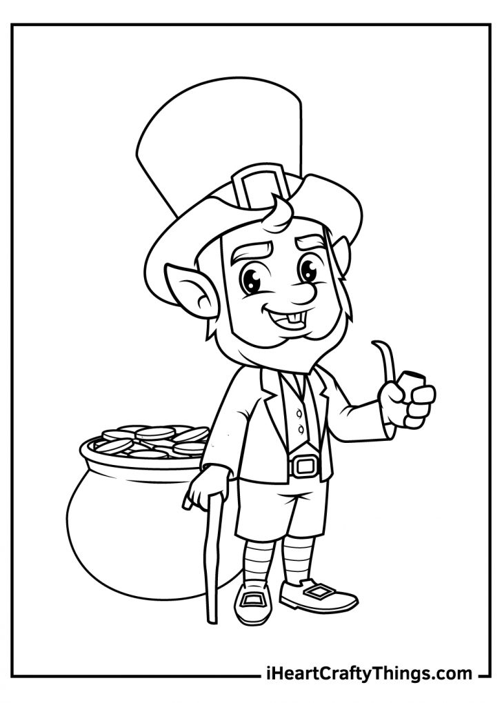 Leprechaun Coloring Pages (Updated 2024)