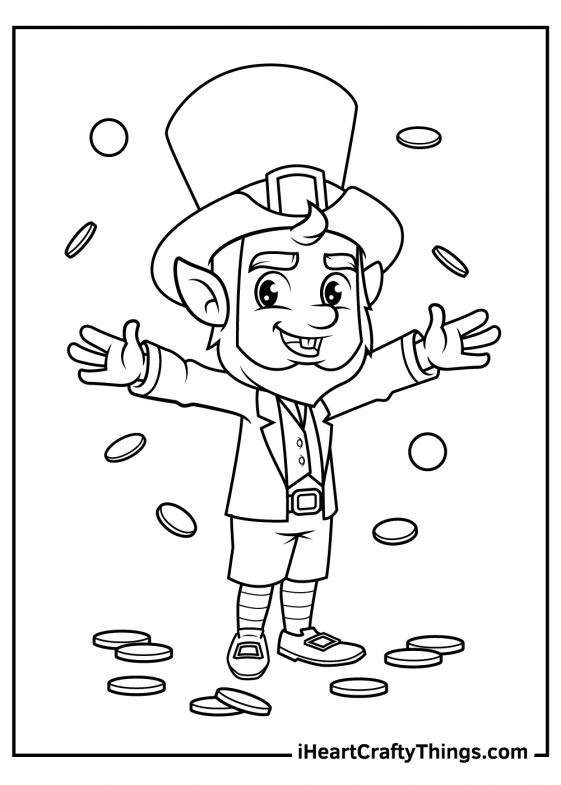 Leprechaun Coloring Pages (Updated 2024)