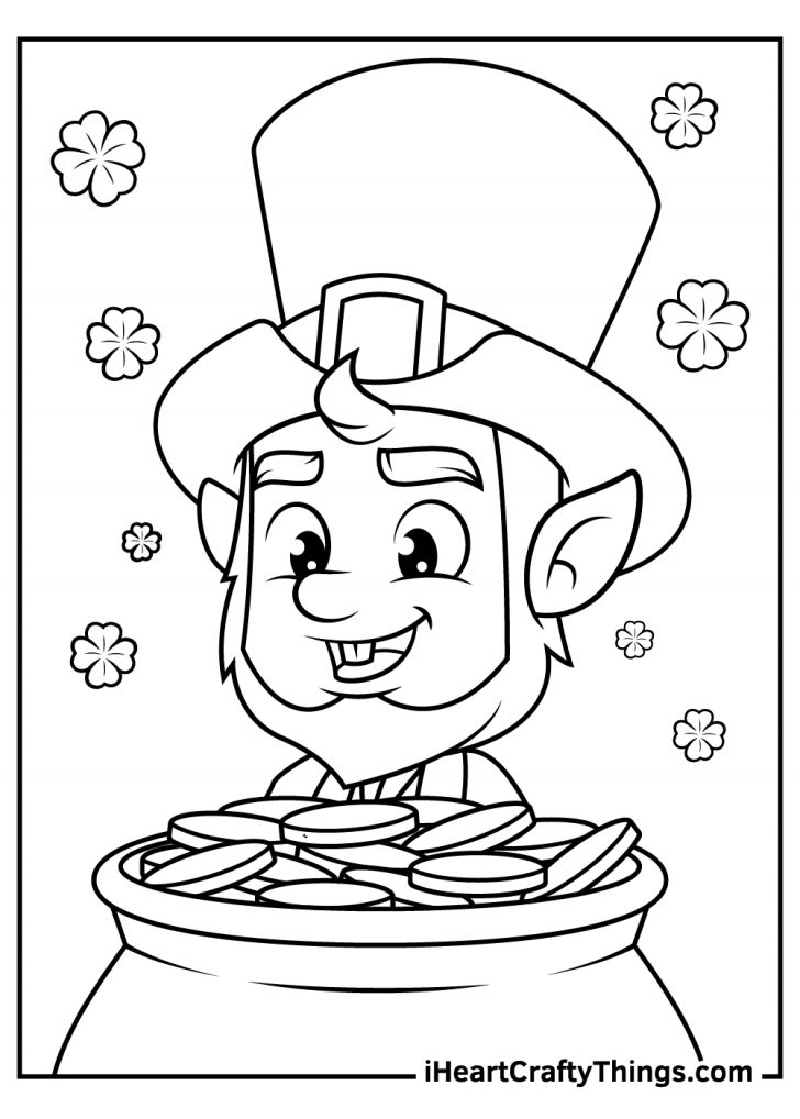 Leprechaun Coloring Pages (Updated 2021)