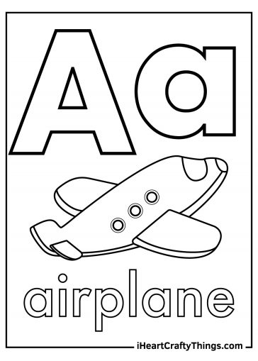 Letter A Coloring Pages (100% Free Printables)