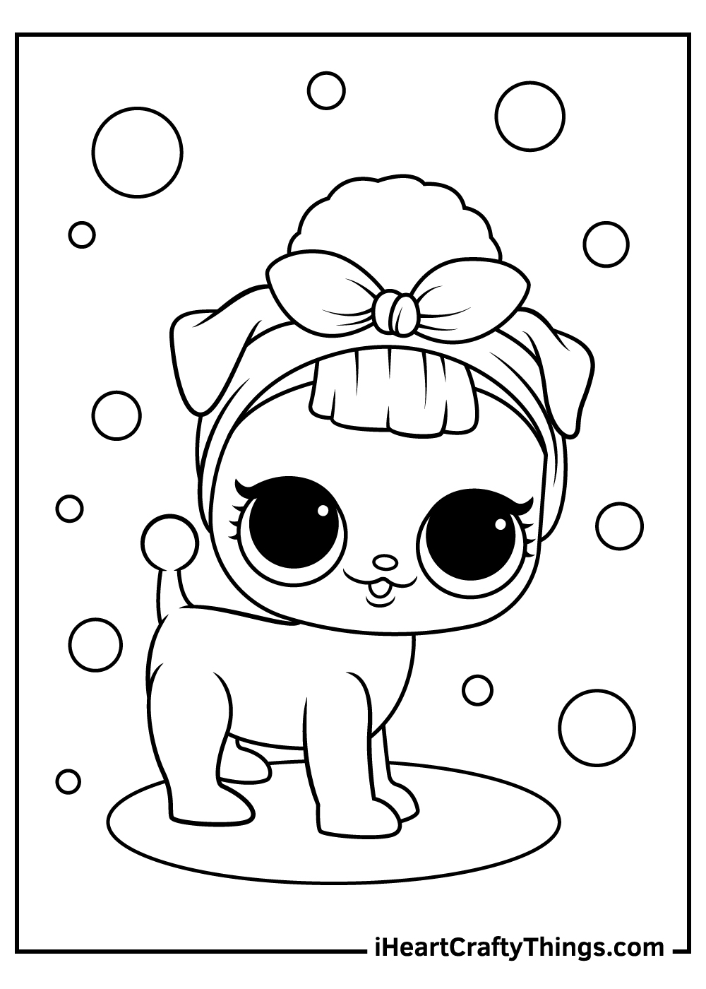 21 coloring pages of L.O.L. Surprise Pets