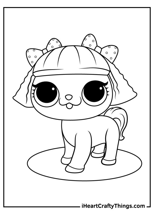 LOL Surprise Pets Coloring Pages (100% Free Printables)