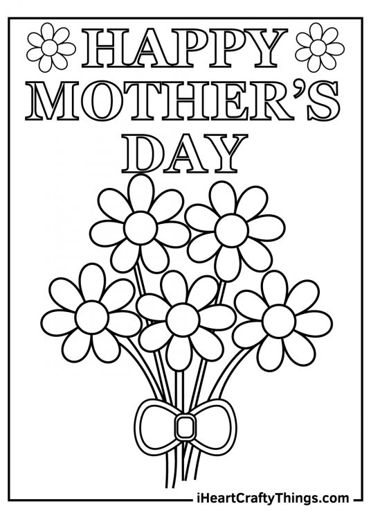 Mother’s Day Coloring Pages (100 Free Printables)