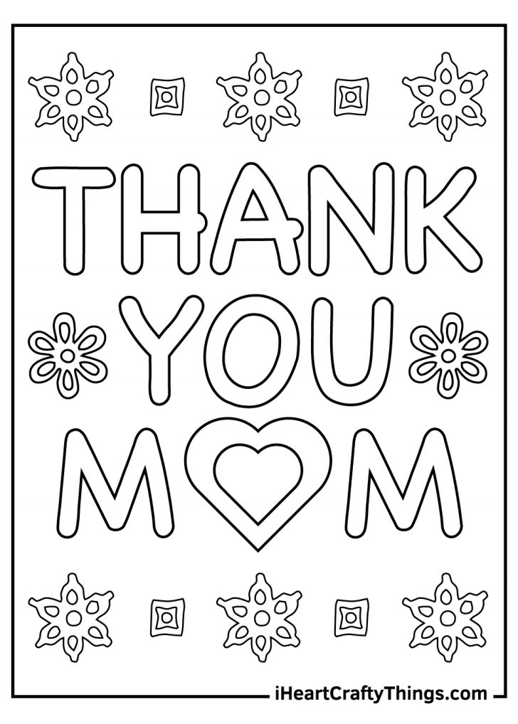 Printable Mother’s Day Coloring Pages (Updated 2022)