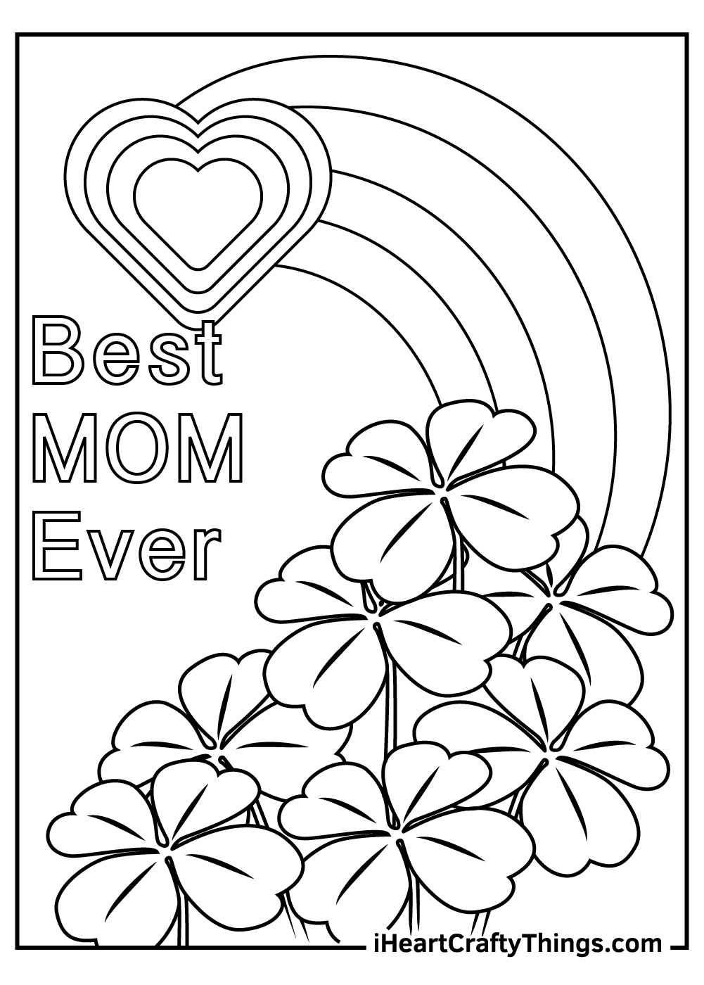 best mom ever free printable coloring pages