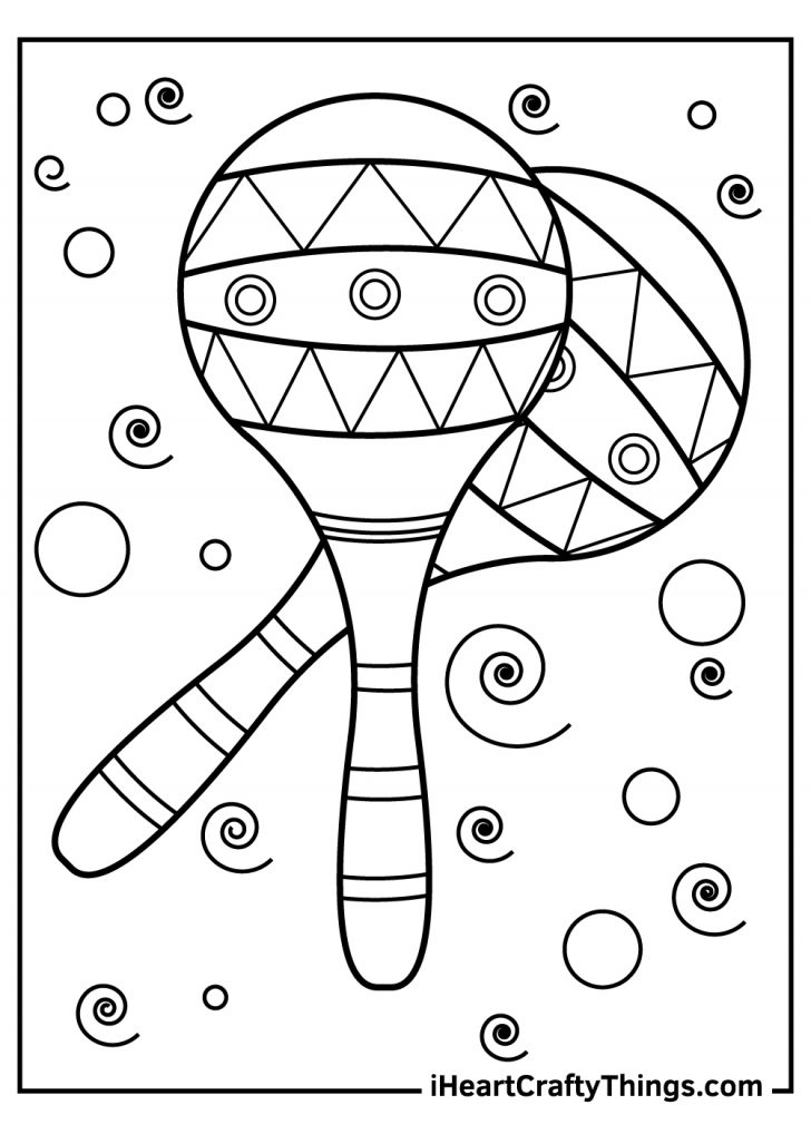Music Coloring Pages (100% Free Printables)