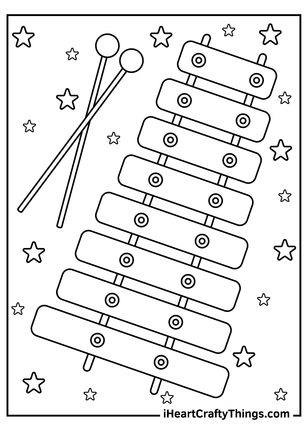 music coloring page