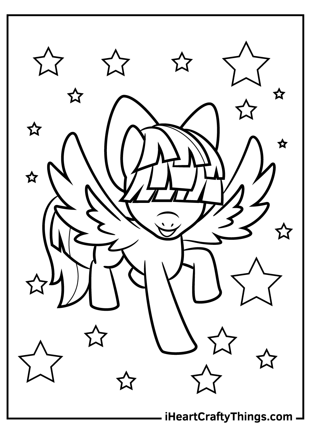 free my little pony coloring pages Twilight Sparkle