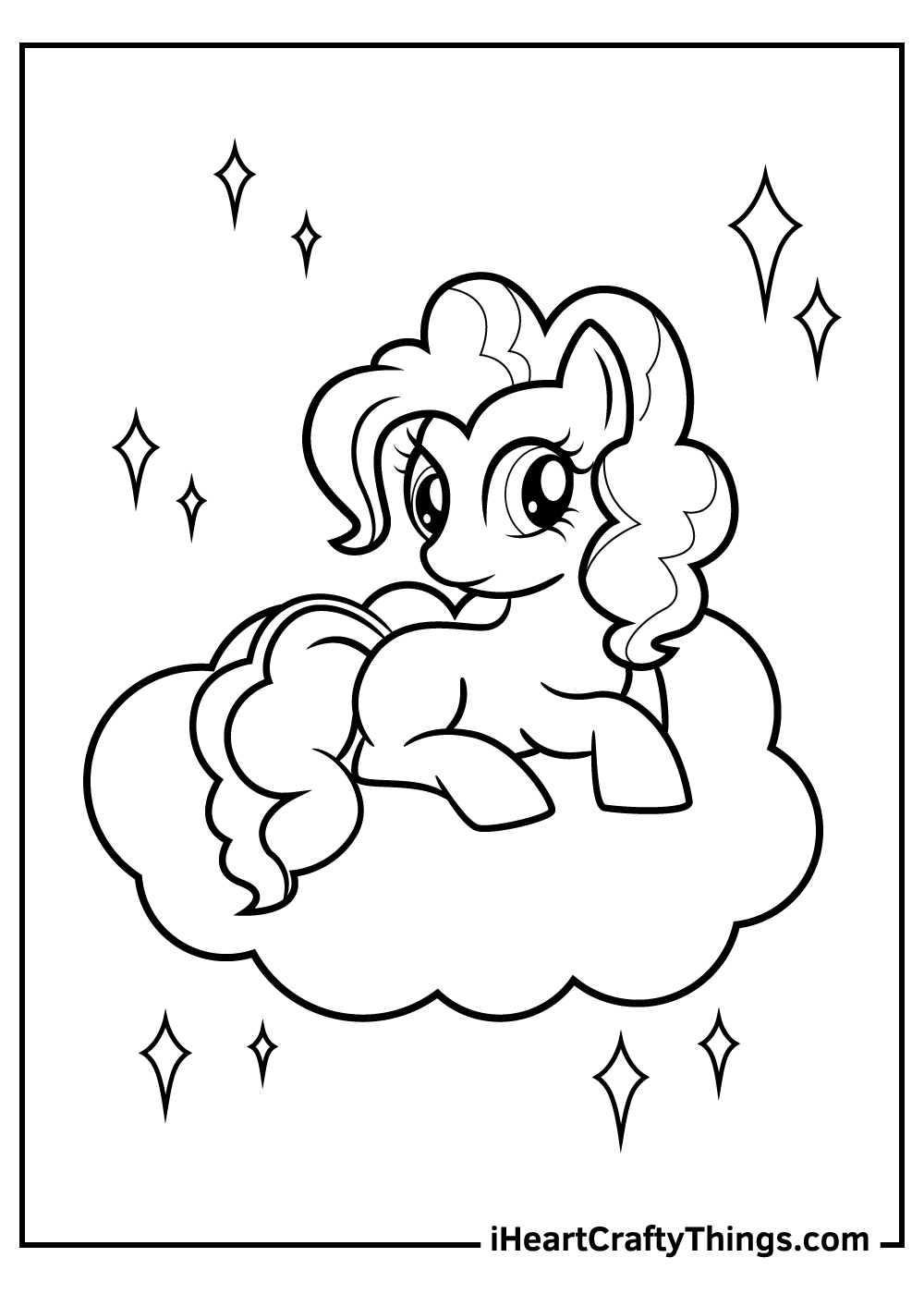 free my little pony coloring pages Pinkie Pie