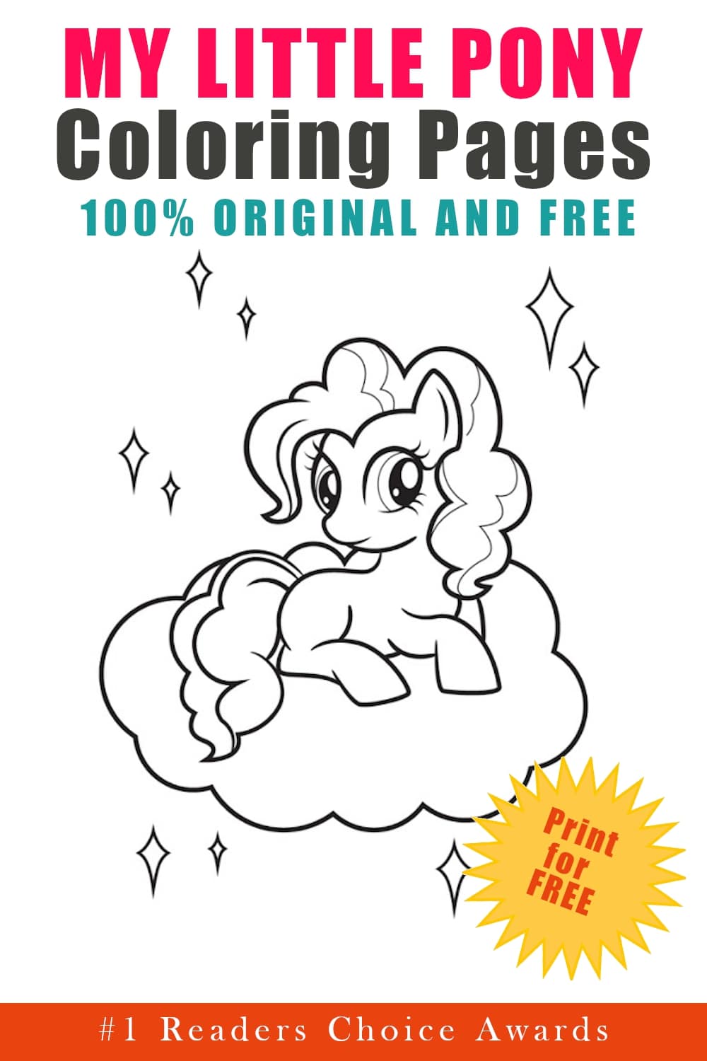 My Little Pony Coloring Book +100 Pages, Coloring Pages Printable for kids