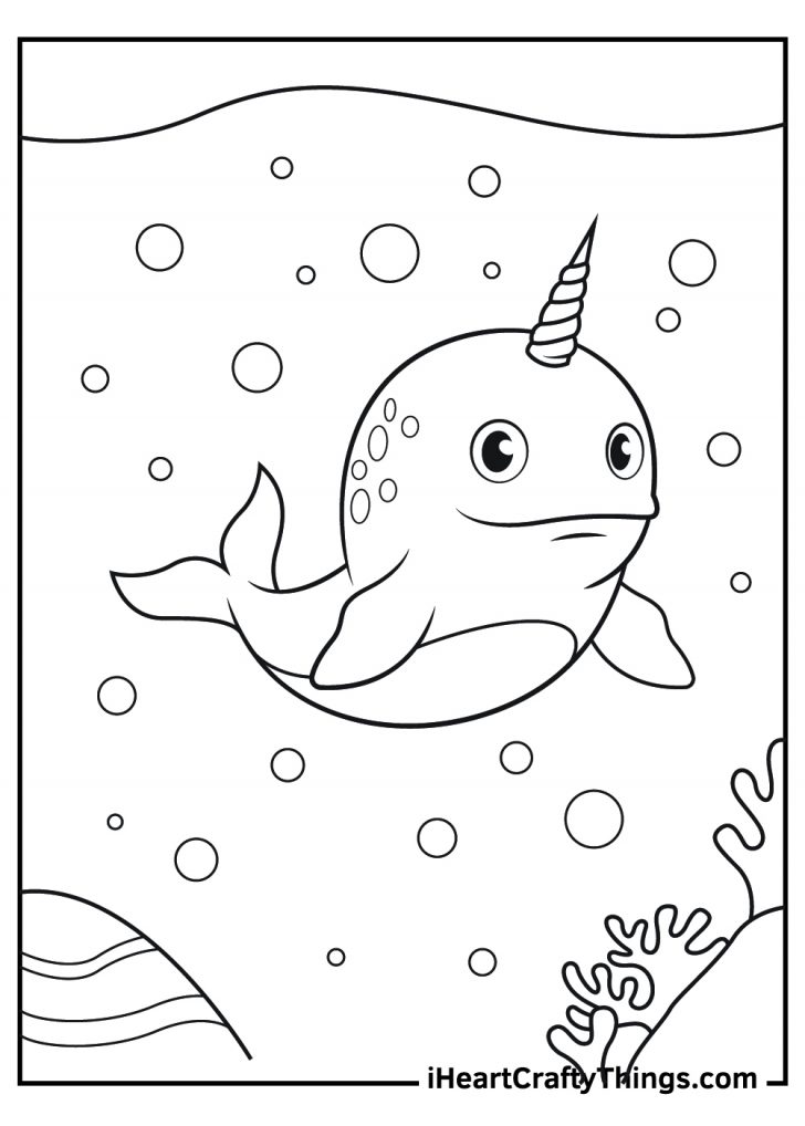 15 Narwhal Coloring Pages (100 Free Printables)