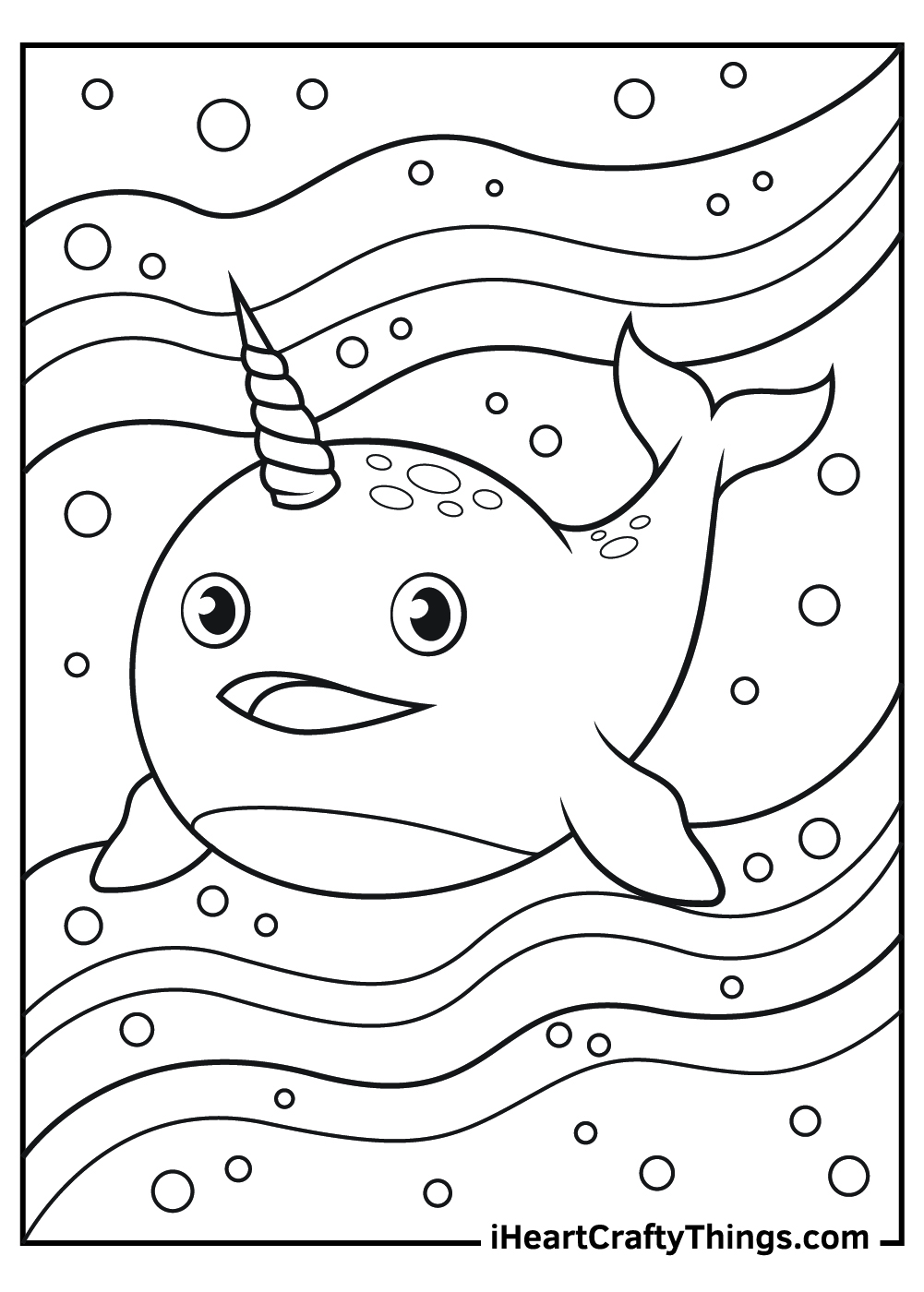 Download Narwhal Coloring Pages Updated 2021