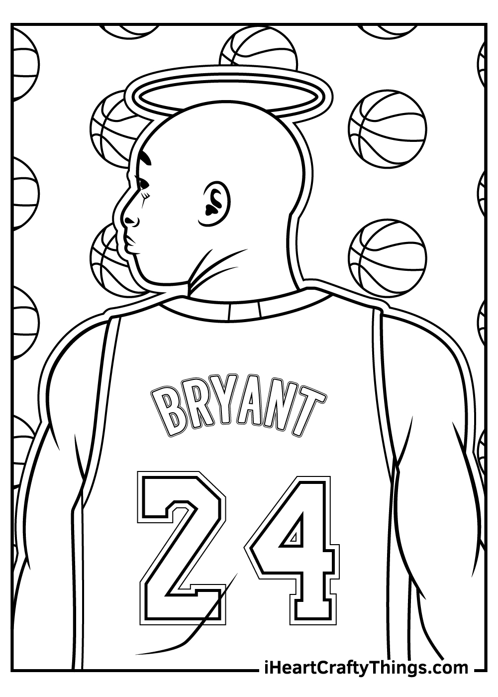 Kobe Bryant Coloring Pages (100% Free Printables)