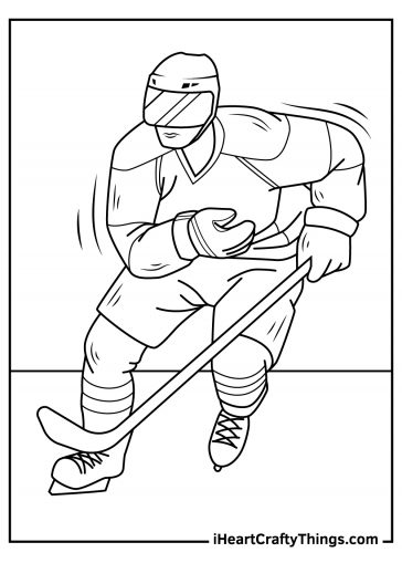 NHL Coloring Pages (100% Free Printables)