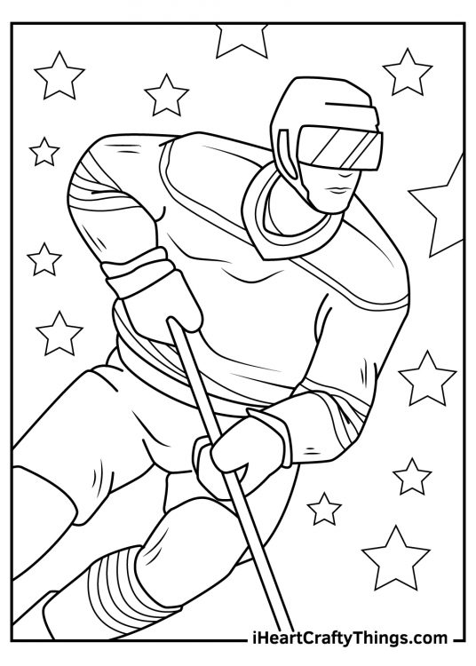 15 NHL Coloring Pages (100% Free Printables)