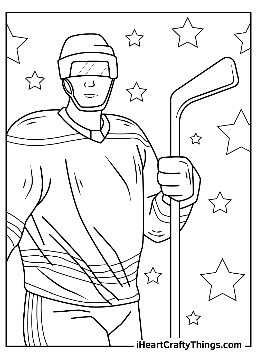 hockey team coloring pages