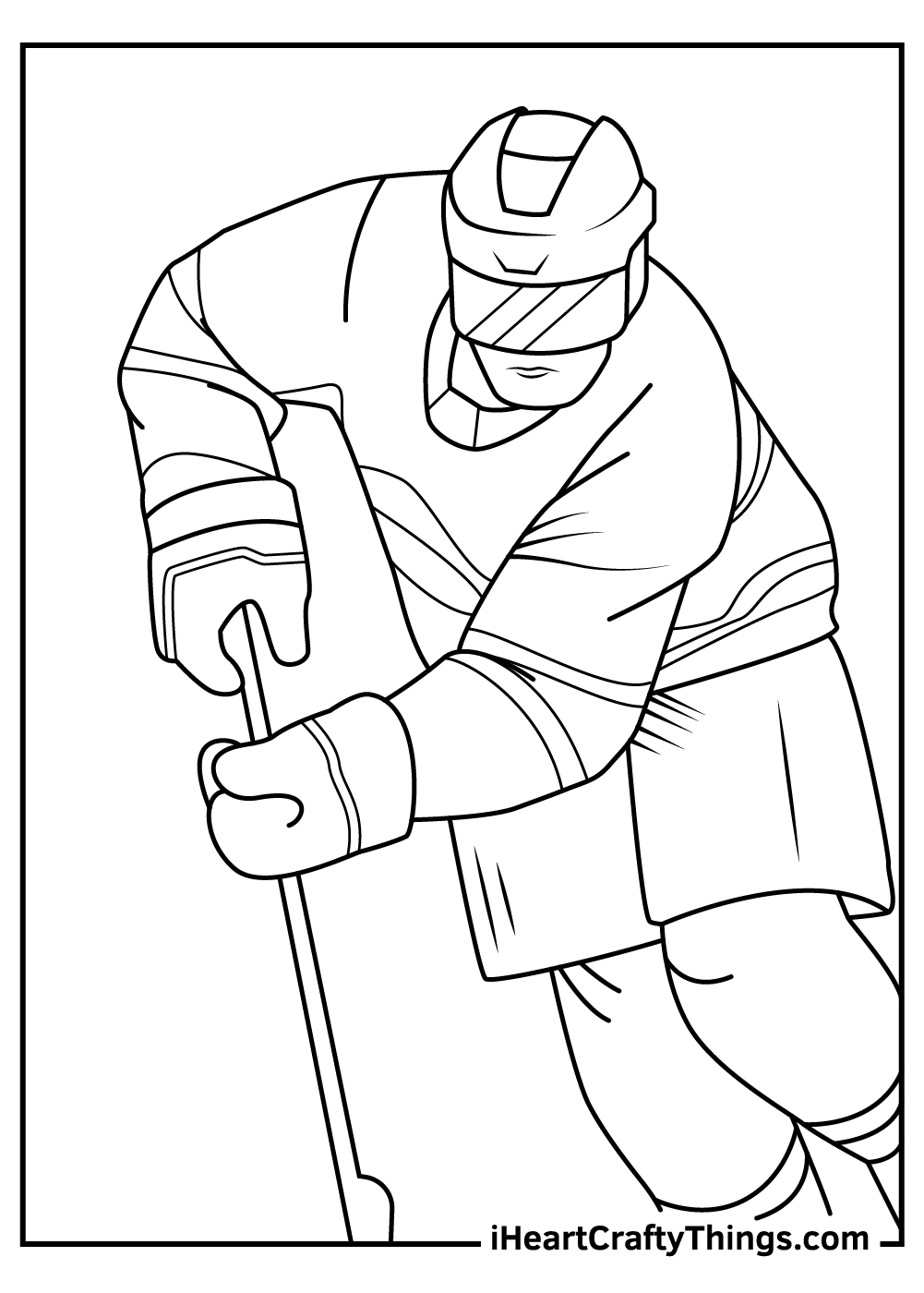 free nhl coloring pages