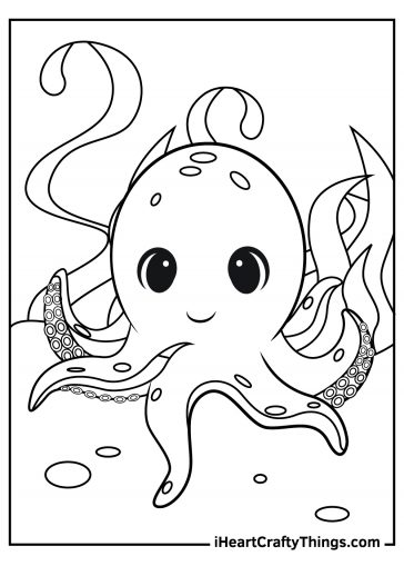 Octopus Coloring Pages (100% Free Printables)