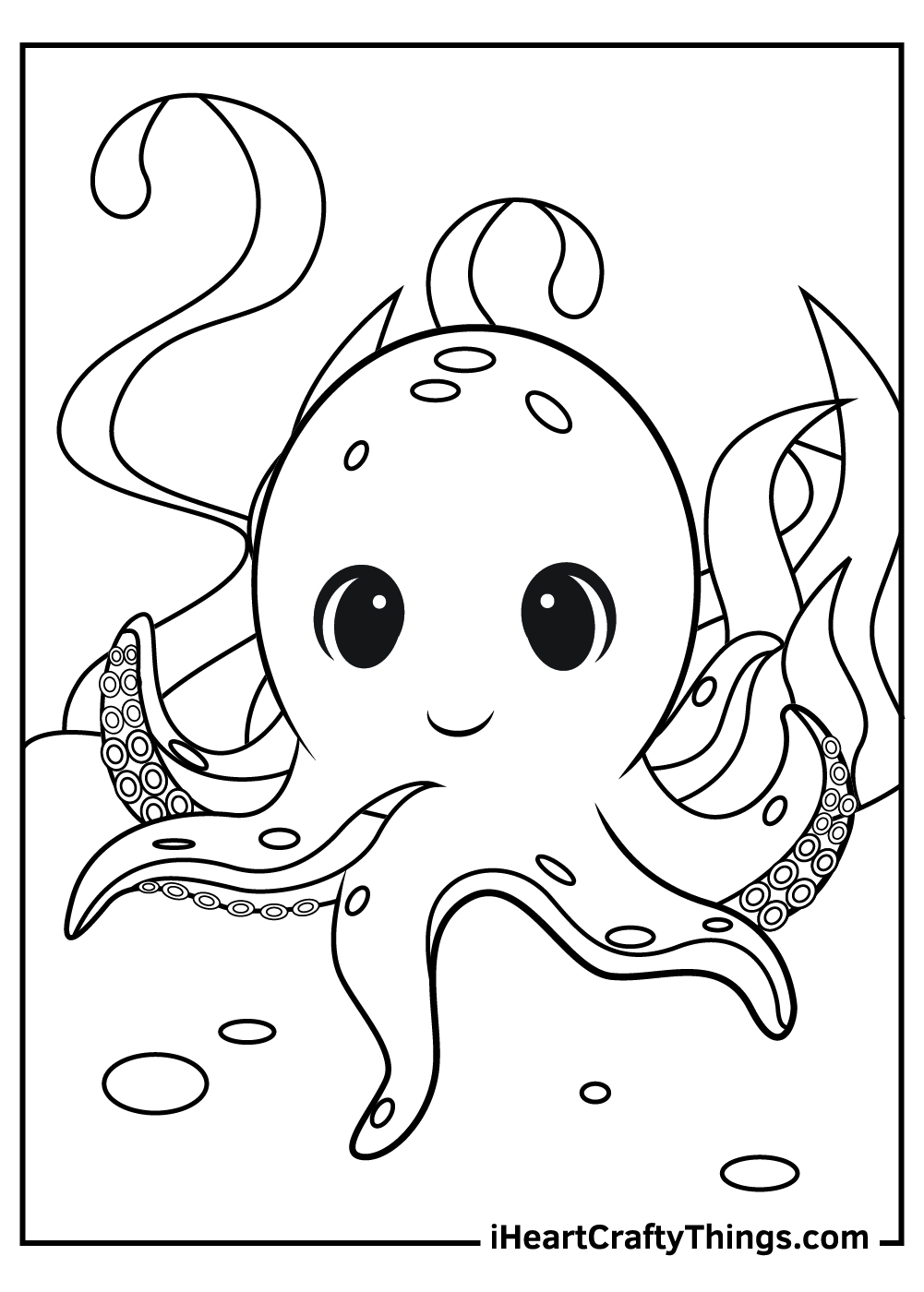 Printable Octopus Coloring Pages Updated 20