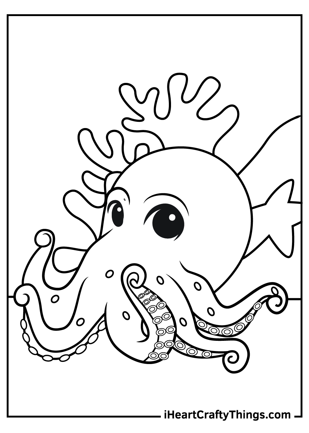 free octopus coloring pages for adults