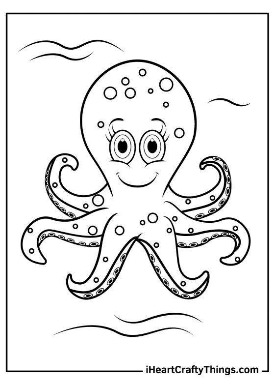 Octopus Coloring Pages (100% Free Printables)