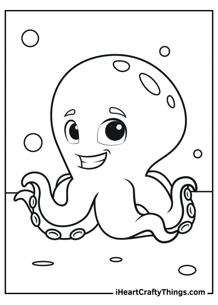 Octopus Coloring Pages (100% Free Printables)