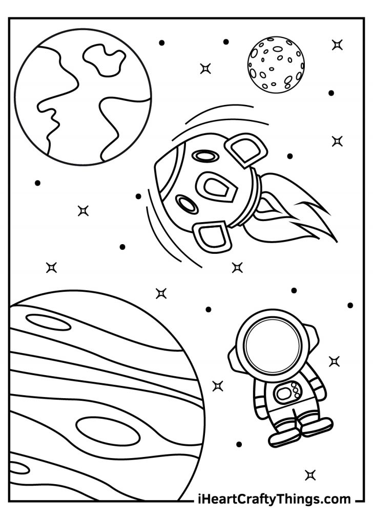 Outer Space Coloring Pages (100% Free Printables)