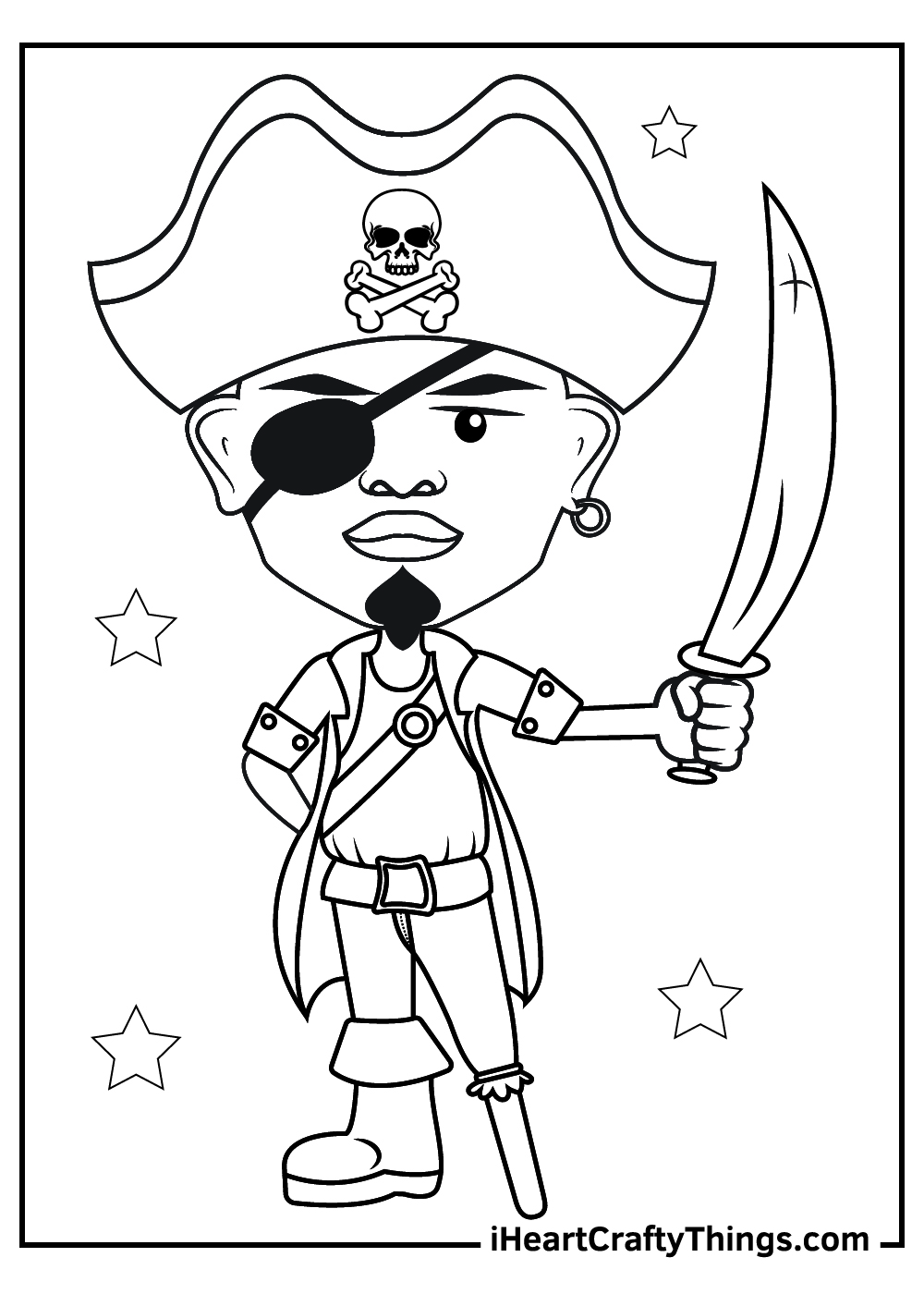 Pirates Coloring Book For Kids: For Children Age 4-8, 8-12: Beginner  Friendly: Colouring Pages About Pirates, Pirates Ships, Treasures And More:  44 Fu (Paperback)