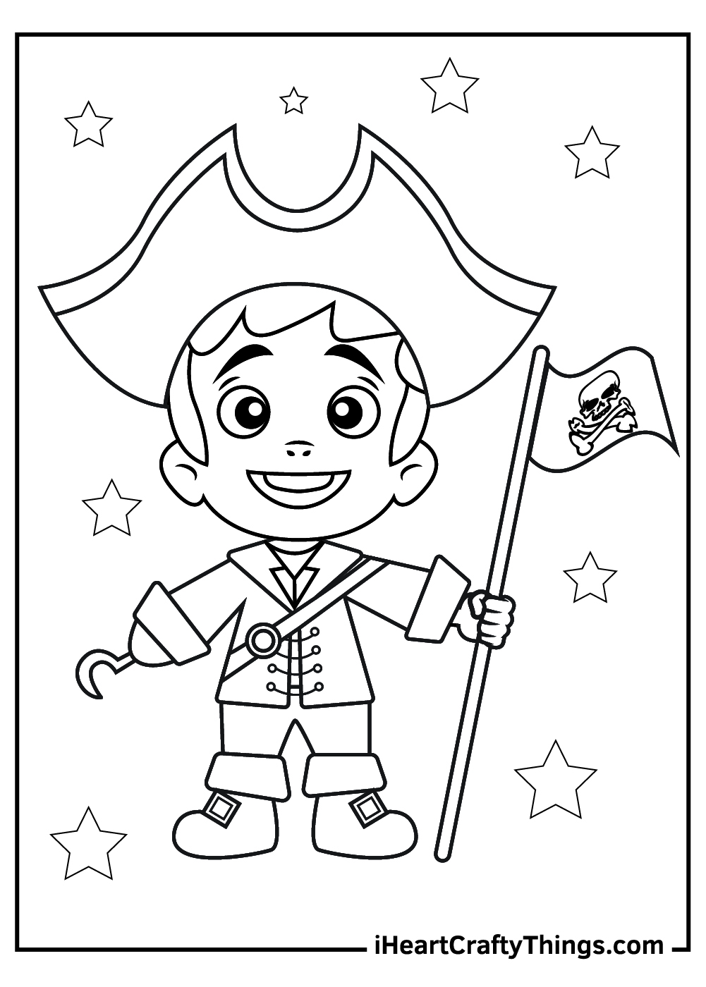 Printable Pirate Coloring Pages