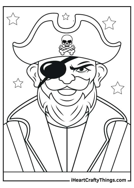Pirate coloring pages