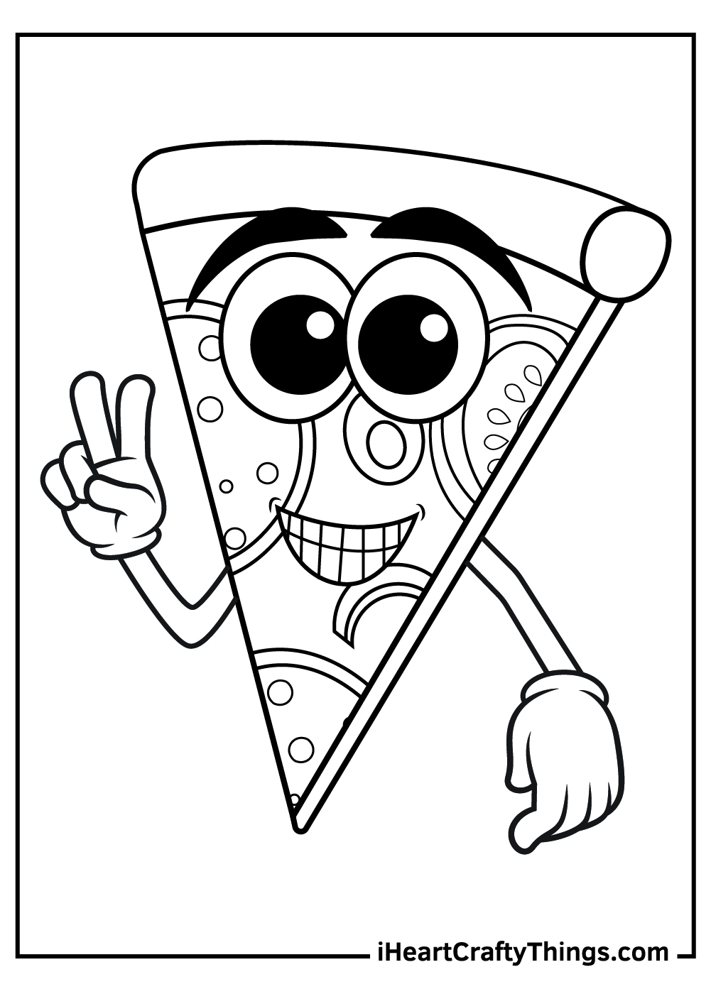 Pizza Coloring Pages (Updated 2021)