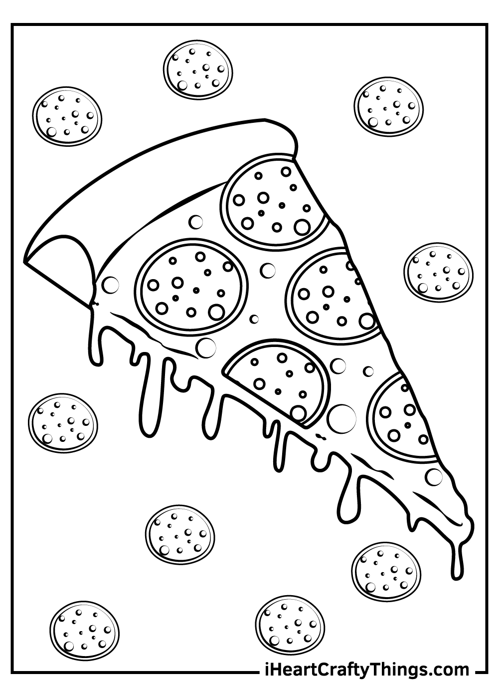 Pizza Coloring Pages Printable: Unleash Your Inner Chef with Fun and ...