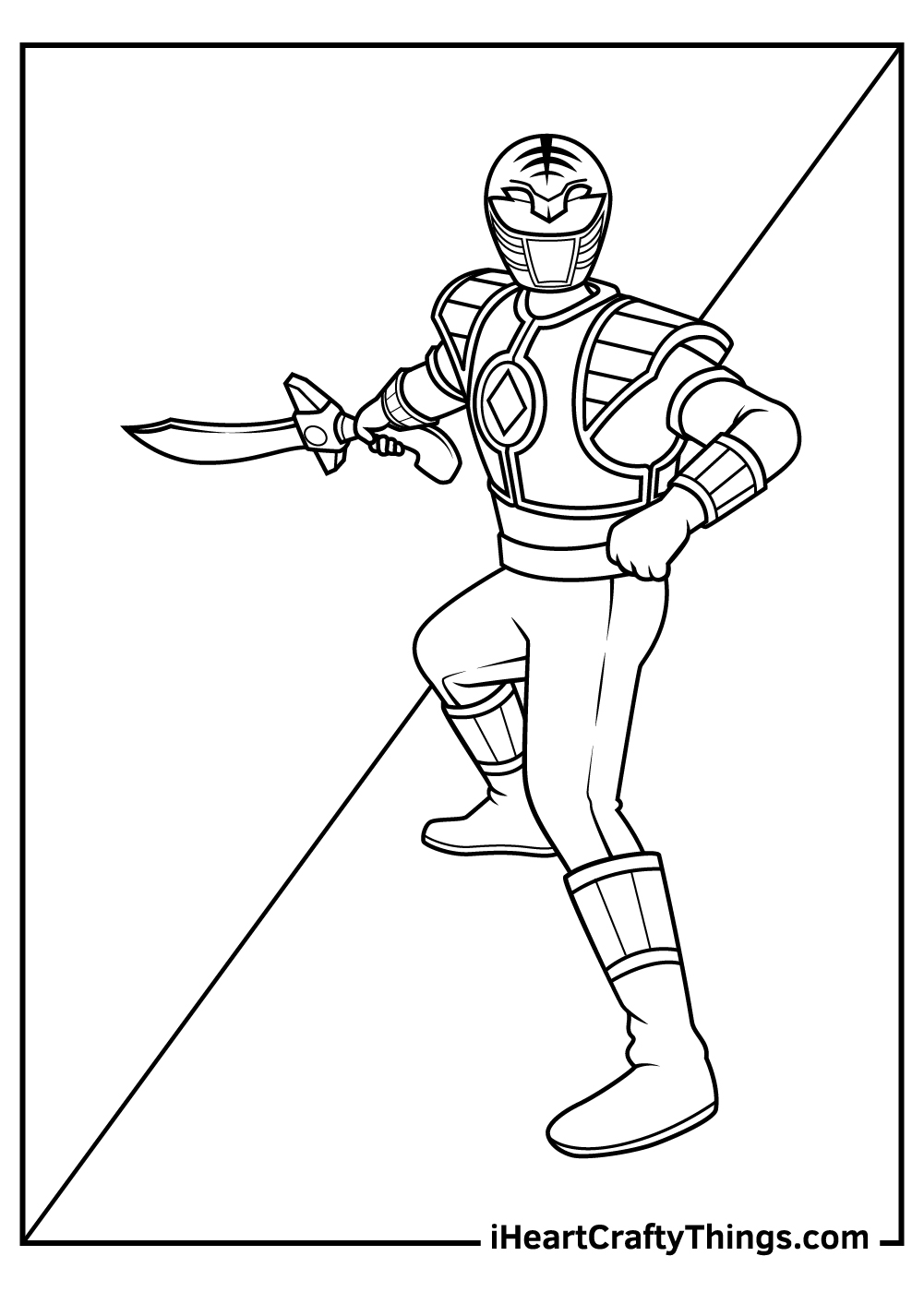 power rangers coloring pages to print