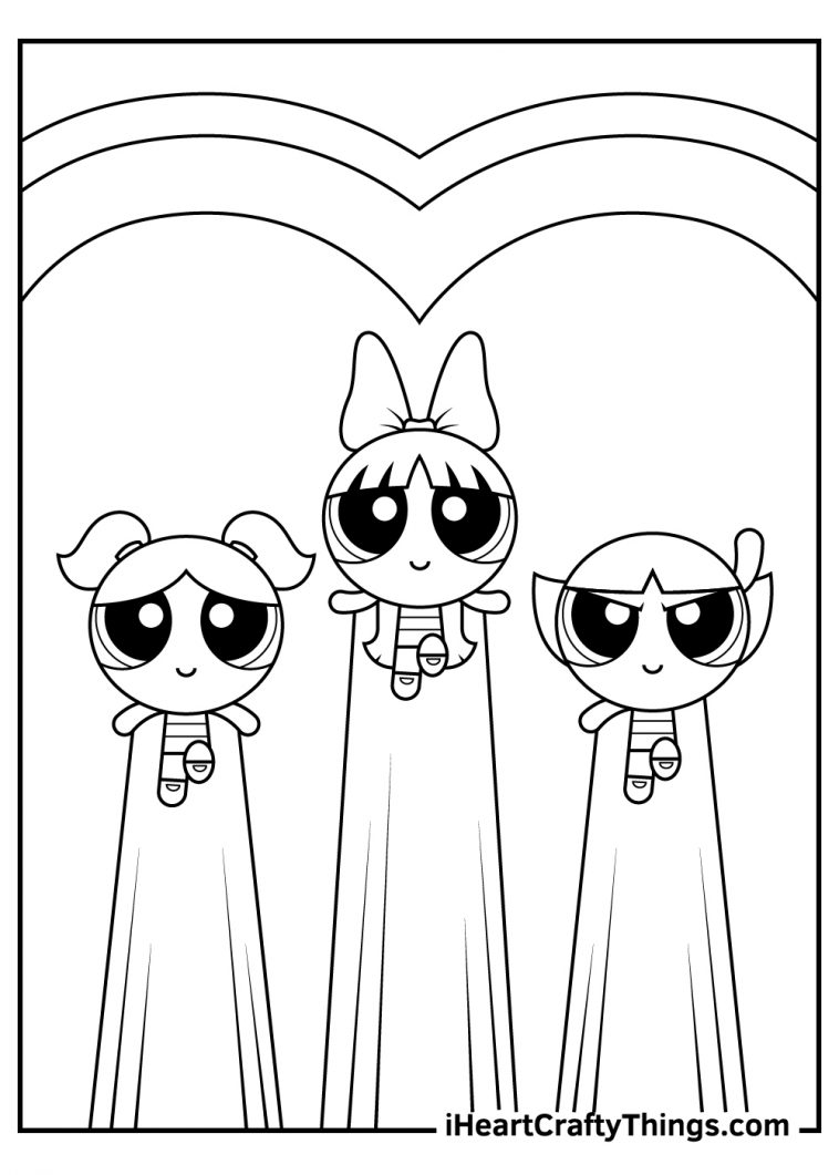 Powerpuff Girls Coloring Pages: 25 Free Printable PDFs